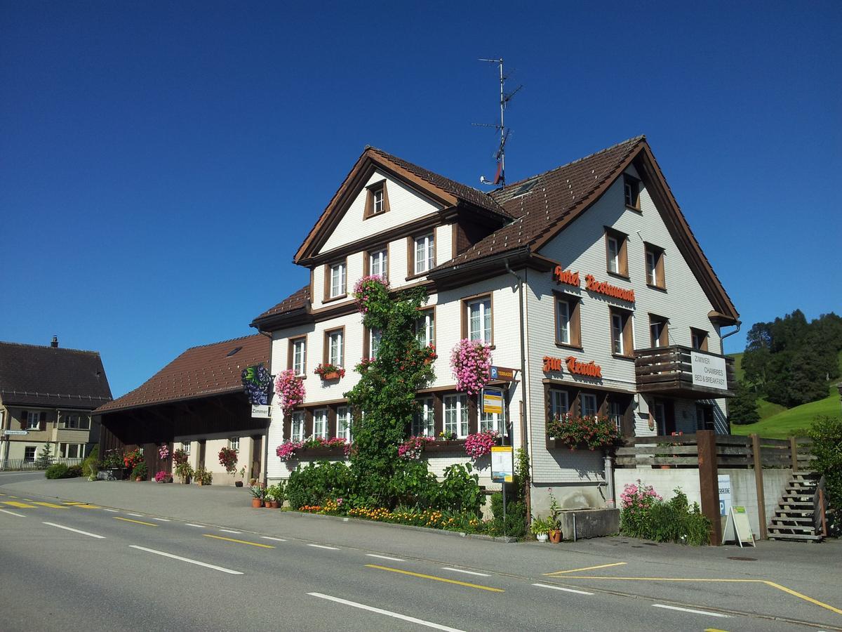 Hotel Garni Traube Schwellbrunn Exterior foto
